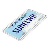 Magnet Flexible Plaque de licence Kansas flexible (Côté Gauche)