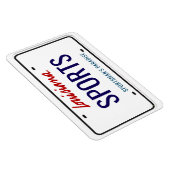 Magnet Flexible Plaque de licence Louisiana flexible (Côté Droit)