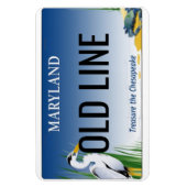 Magnet Flexible Plaque de licence Maryland flexible (Vertical)