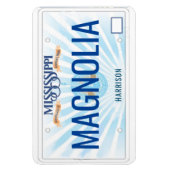 Magnet Flexible Plaque de licence Mississippi flexible (Vertical)