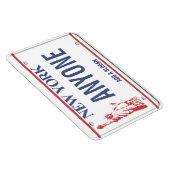 Magnet Flexible Plaque de licence New York (personnalisée) (Côté Droit)