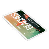 Magnet Flexible Plaque de licence volcano Hawaii Flexible (Côté Droit)
