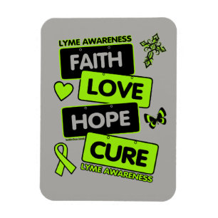 Magnet Flexible Plaques de licence...Lyme