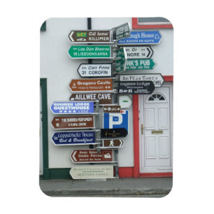 Magnet Flexible Plaques de rue irlandaises