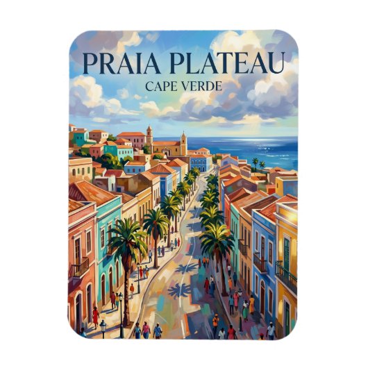 Magnet Flexible Plateau de Praia Cap-Vert (Vertical)