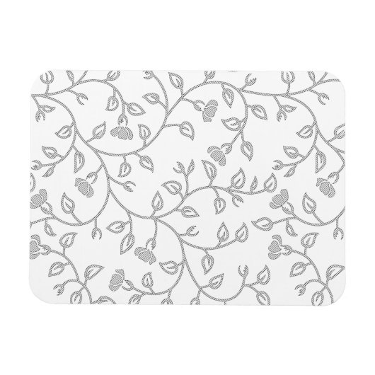 Magnet Flexible Platine, Dérive de neige, Conception décorative de (Horizontal)