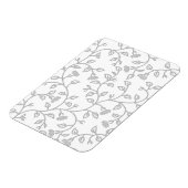 Magnet Flexible Platine, Dérive de neige, Conception décorative de (Côté Gauche)