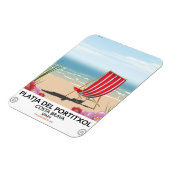 Magnet Flexible Platja del Portitxol, Costa Brava, Espagne (Côté Gauche)