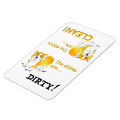 Magnet Flexible Plats propres / Plats salés Corgi (4x6) (Côté Gauche)