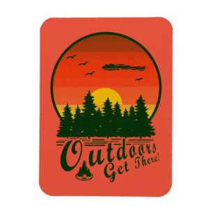 Magnet Flexible Plein air Y arriver Coucher de soleil