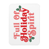 Magnet Flexible Plein d'esprit de vacances - Typographie festive (Vertical)