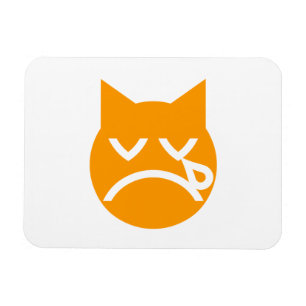 Magnet Flexible Pleurer le chat Emoji