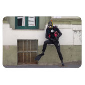 Magnet Flexible Plongeur Scuba (Horizontal)