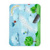 Magnet Flexible Pluie de fleurs (Vertical)