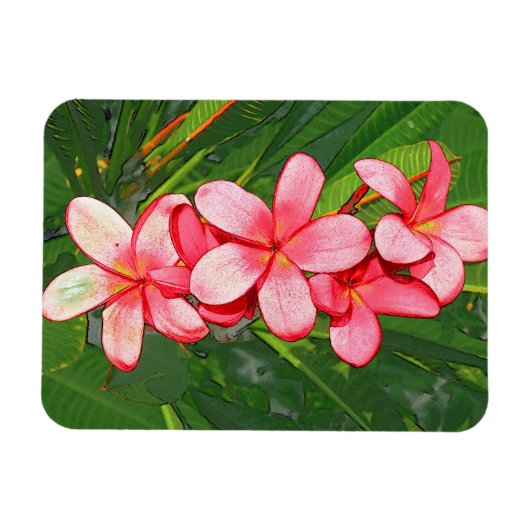 Magnet Flexible Plumerias (Horizontal)