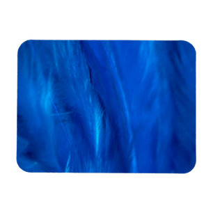 Magnet Flexible Plumes bleu ciel et vers le bas