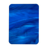 Magnet Flexible Plumes bleu ciel et vers le bas (Vertical)
