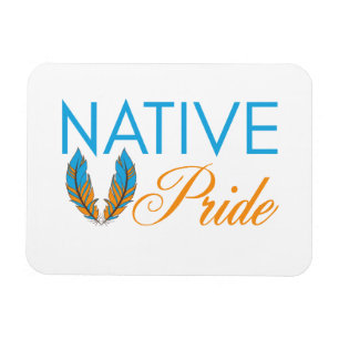 Magnet Flexible Plumes de fierté natives Aimant flexible
