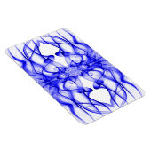 Magnet Flexible Plumes de fumée bleue sur blanc (Côté Droit)