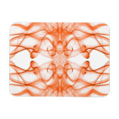 Magnet Flexible Plumes d'orange fumée sur blanc (Horizontal)
