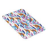 Magnet Flexible Plumes multicolores (Côté Droit)