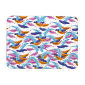 Magnet Flexible Plumes multicolores (Horizontal)