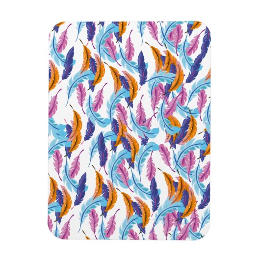 Magnet Flexible Plumes multicolores (Vertical)