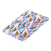 Magnet Flexible Plumes multicolores (Côté Gauche)