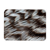 Magnet Flexible Plumes noires et blanches en détail (Horizontal)