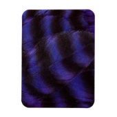 Magnet Flexible Plumes violettes et noires (Vertical)