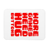 MAGNET FLEXIBLE PLUS DE JEUX ONT BESOIN DE BOUTONS DE MAÏS (Horizontal)