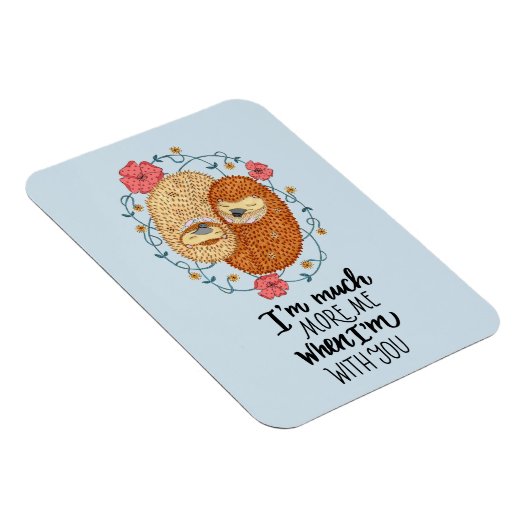 Magnet Flexible Plus de moi avec vous Hérisson (Côté Droit)