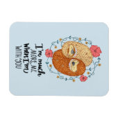 Magnet Flexible Plus de moi avec vous Hérisson (Horizontal)