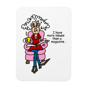 Magnet Flexible Plus de numéros qu'un Humour de magazine