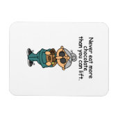 Magnet Flexible Plus d'Humours au chocolat (Horizontal)