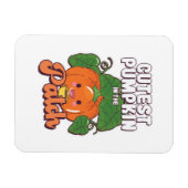 Magnet Flexible plus mignon citrouille du jardin (Horizontal)