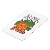 Magnet Flexible plus mignon citrouille du jardin (Côté Gauche)