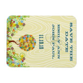 Magnet Flexible Poche de forêt enchantée Arbre à conte de fées flo (Horizontal)