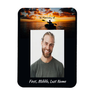 Magnet Flexible Poche Memorial Keepsaké Kayaking Sport
