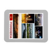 Magnet Flexible Podgorica - Monténégro - Mosaic - (Horizontal)