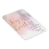 Magnet Flexible Poème de naissance de Joy (Côté Droit)