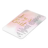 Magnet Flexible Poème de naissance de Joy (Côté Gauche)