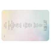 Magnet Flexible Poème inspirateur de la naissance de Joy (Horizontal)