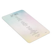 Magnet Flexible Poème inspirateur de la naissance de Joy (Côté Droit)