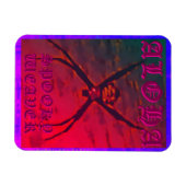 Magnet Flexible Poids éffrayant (orange), photo flexible (Horizontal)