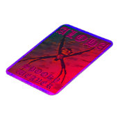 Magnet Flexible Poids éffrayant (orange), photo flexible (Côté Gauche)