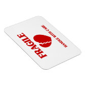 Magnet Flexible Poignée Cardiaque Fragile Avec Soin (Côté Droit)
