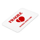 Magnet Flexible Poignée Cardiaque Fragile Avec Soin (Côté Gauche)