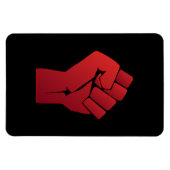 Magnet Flexible Poing de dégradé rouge élevé (Horizontal)