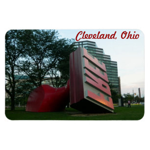 Magnet Flexible Point de repère "libre" de Cleveland, Ohio